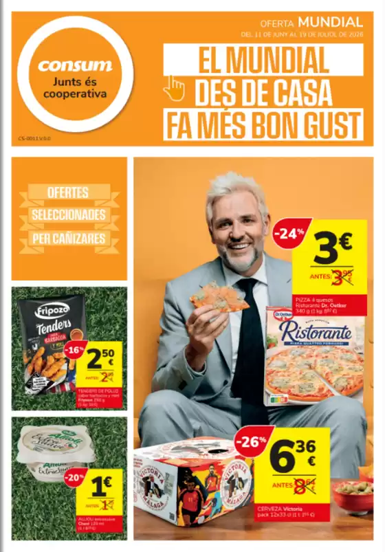 Catálogo Consum | El Mundial Des De Casa Fa Mes Bon Gust | 2026-06-11T00:00:00.000Z - 2026-07-19T00:00:00.000Z