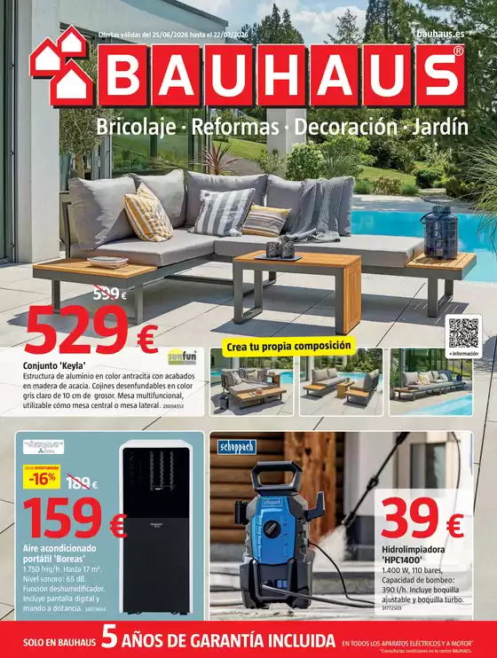 Catálogo BAUHAUS | Bricolaje, reformas, decoración y jardín | 2026-06-25T00:00:00.000Z - 2026-07-22T00:00:00.000Z