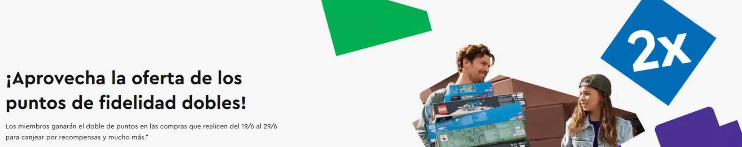 Catálogo LEGO | ¡Aprovecha la oferta de los puntos de fidelidad dobles! | 2026-06-19T00:00:00.000Z - 2026-06-29T00:00:00.000Z