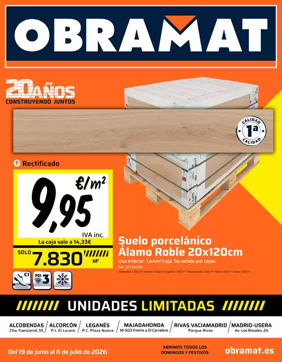 Catálogo Obramat | Folleto Obramat Madrid | 2026-06-22T00:00:00.000Z - 2026-07-06T00:00:00.000Z