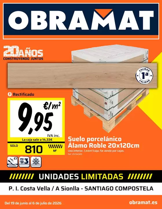 Catálogo Obramat | Folleto Obramat Santiago | 2026-06-22T00:00:00.000Z - 2026-07-06T00:00:00.000Z