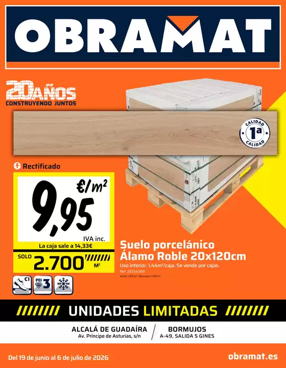 Catálogo Obramat | Folleto Obramat Sevilla | 2026-06-19T00:00:00.000Z - 2026-07-06T00:00:00.000Z