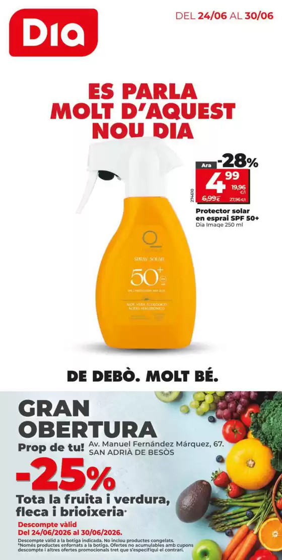 Catálogo Dia en Barcelona | Gran apertura Dia del 24/06 al 30/06 | 2026-06-24T00:00:00.000Z - 2026-06-30T00:00:00.000Z
