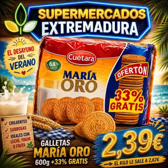 Catálogo Supermercados Extremadura | El Desayuno Del Verano | 2026-06-22T00:00:00.000Z - 2026-07-05T00:00:00.000Z