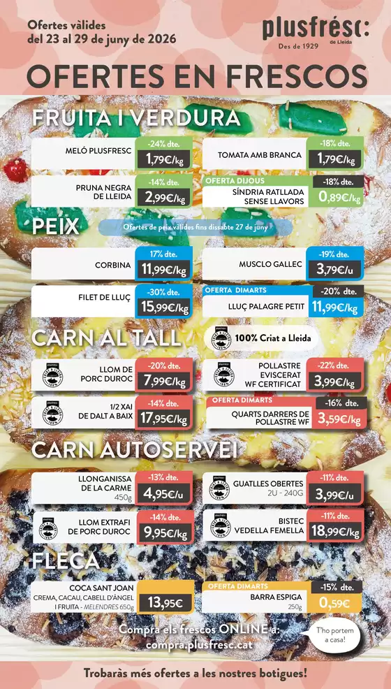 Catálogo Plusfresc | Ofertes En Frescos | 2026-06-23T00:00:00.000Z - 2026-06-29T00:00:00.000Z