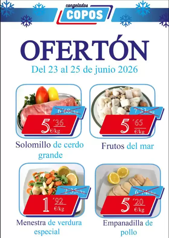 Catálogo Congelados Copos | Ofertón | 2026-06-23T00:00:00.000Z - 2026-06-25T00:00:00.000Z