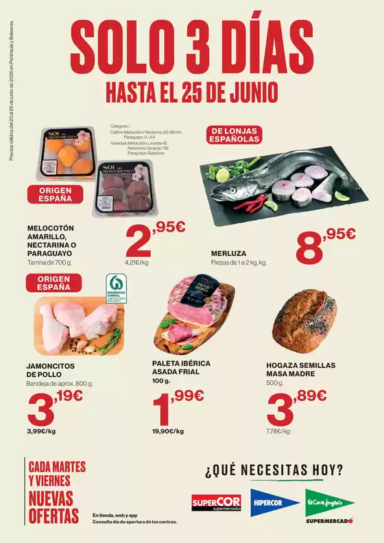 Catálogo El Corte Inglés | Solo 3 Días | 2026-06-23T00:00:00.000Z - 2026-06-25T00:00:00.000Z
