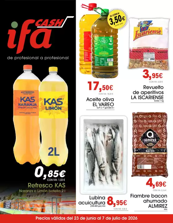 Catálogo Cash Ifa en Alcanar | Precios válidos del 23 de junio al 7 de julio de 2026 | 2026-06-23T00:00:00.000Z - 2026-07-07T00:00:00.000Z