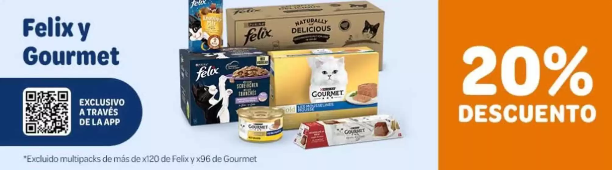 Catálogo Zooplus | 20 % de descuento en Purina Gourmet y Felix | 2026-06-23T00:00:00.000Z - 2026-06-29T00:00:00.000Z