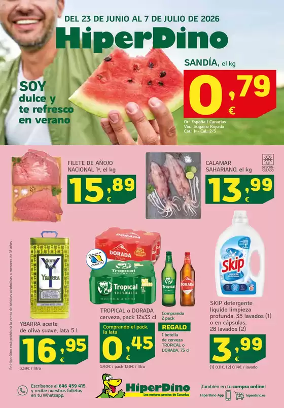 Catálogo HiperDino | Ofertas desde el 23 de junio | 2026-06-23T00:00:00.000Z - 2026-07-07T00:00:00.000Z