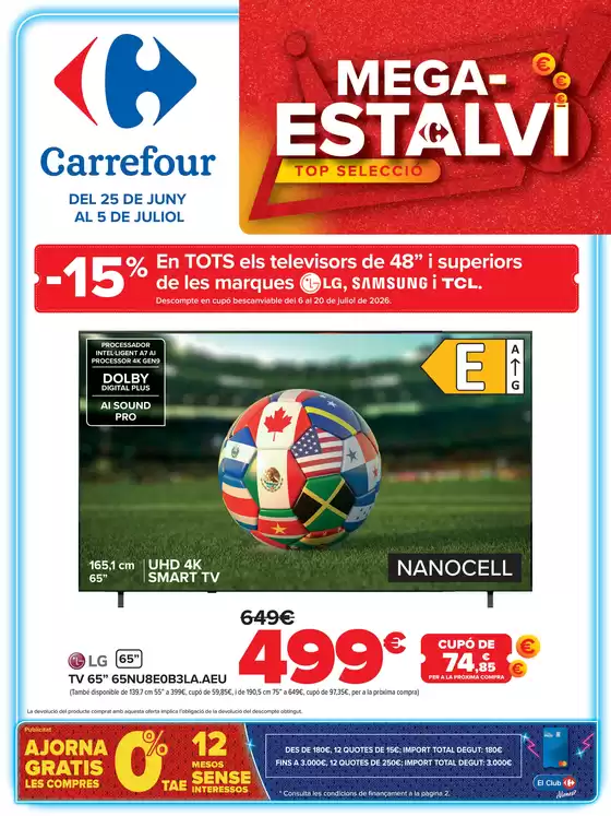 Catálogo Carrefour en Nulles | ¡MEGA AHORRO!  | 2026-06-25T00:00:00.000Z - 2026-07-05T00:00:00.000Z