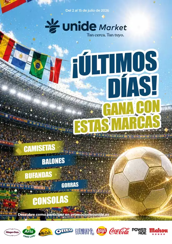 Catálogo Unide Market | Tan cerca. Tan Tuyo. UNIDE Market Península | 2026-07-02T00:00:00.000Z - 2026-07-15T00:00:00.000Z