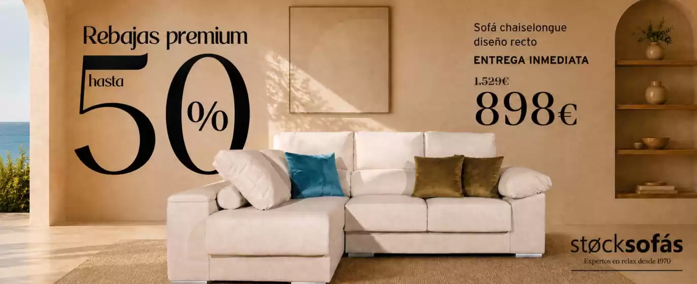 Catálogo Stock Sofás | Rebajas Premium | 2026-06-24T00:00:00.000Z - 2026-07-07T00:00:00.000Z