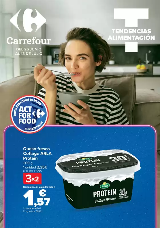 Catálogo Carrefour en Cala Bona | Tendencias alimentación | 2026-06-26T00:00:00.000Z - 2026-07-13T00:00:00.000Z