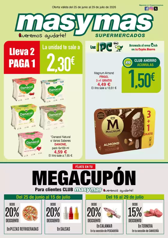 Catálogo Masymas | Oferta válida del 25 de junio al 29 de julio de 2026 | 2026-06-25T00:00:00.000Z - 2026-07-29T00:00:00.000Z