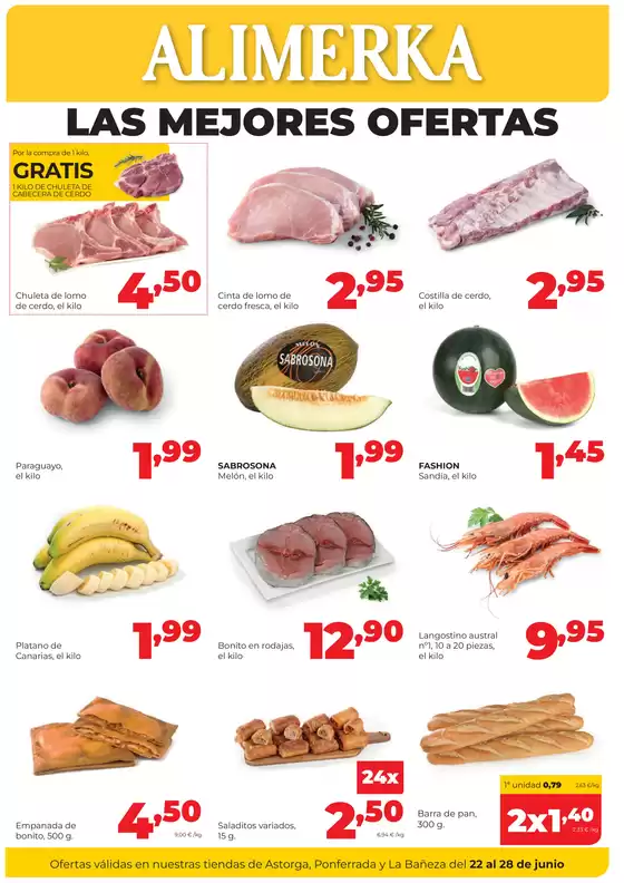 Catálogo Alimerka | Las Mejores Ofertas | 2026-06-25T00:00:00.000Z - 2026-06-28T00:00:00.000Z