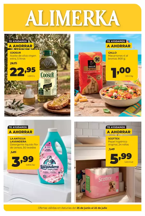 Catálogo Alimerka | Mensual Asturias | 2026-06-25T00:00:00.000Z - 2026-07-22T00:00:00.000Z