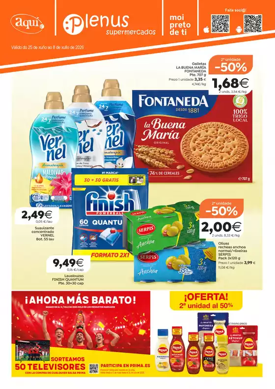 Catálogo Supermercados Aquí | Válido do 25 de xuño ao 8 de xullo de 2026 | 2026-06-25T00:00:00.000Z - 2026-07-08T00:00:00.000Z