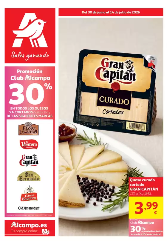 Catálogo Alcampo en Trazo | Alcampo Superstore - Sales ganando | 2026-06-30T00:00:00.000Z - 2026-07-14T00:00:00.000Z