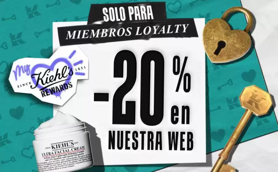Catálogo Kiehls | -20% En Nuestra Web | 2026-06-25T00:00:00.000Z - 2026-07-08T00:00:00.000Z