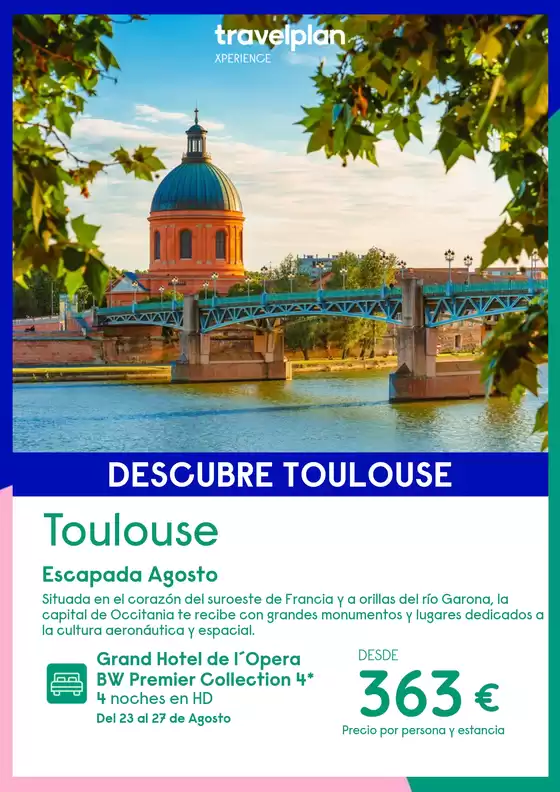 Catálogo Travelplan | Travelplan Toulouse | 2026-08-23T00:00:00.000Z - 2026-08-27T00:00:00.000Z