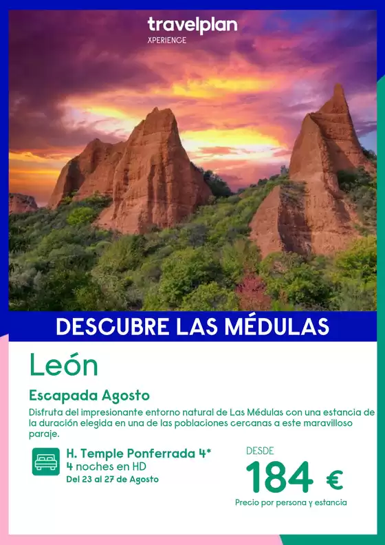 Catálogo Travelplan | Travelplan León | 2026-08-23T00:00:00.000Z - 2026-08-27T00:00:00.000Z