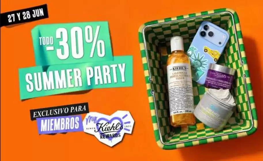 Catálogo Kiehls en Arenal | Todo -30% | 2026-06-27T00:00:00.000Z - 2026-06-28T00:00:00.000Z