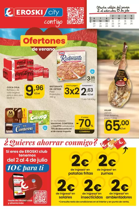 Catálogo Eroski | Ofertones de verano | 2026-07-02T00:00:00.000Z - 2026-07-15T00:00:00.000Z