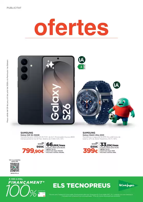 Catálogo El Corte Inglés en Ainzón | Els Tecnopreus | 2026-06-29T00:00:00.000Z - 2026-07-08T00:00:00.000Z