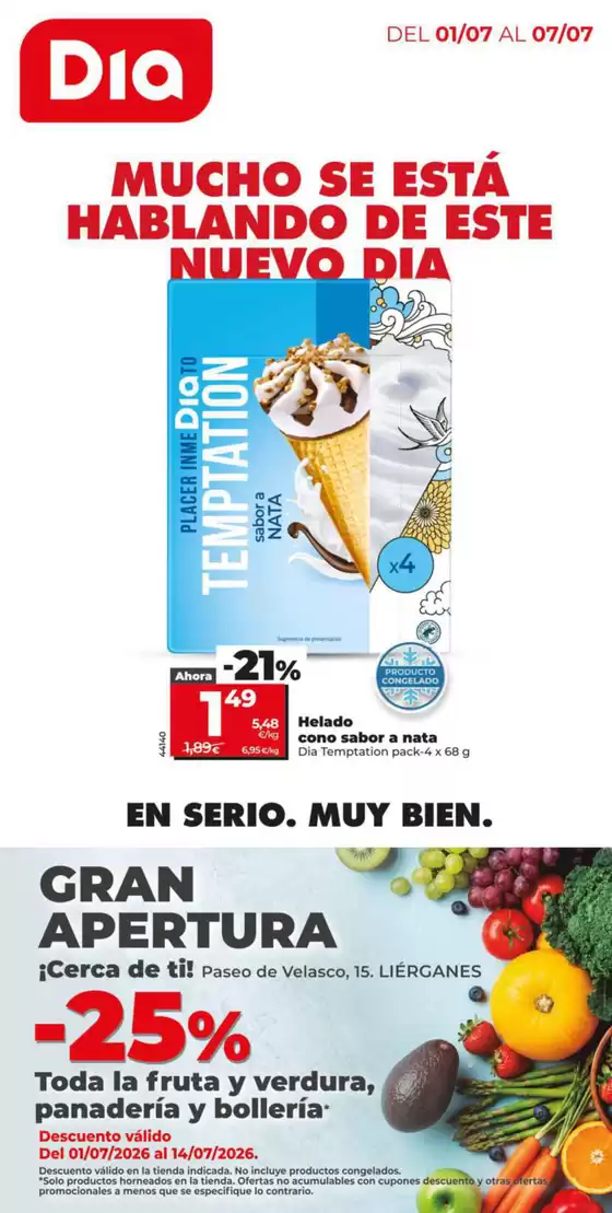 Catálogo Dia en Torrelavega | Gran apertura Dia del 01/07 al 07/07 | 2026-07-01T00:00:00.000Z - 2026-07-07T00:00:00.000Z