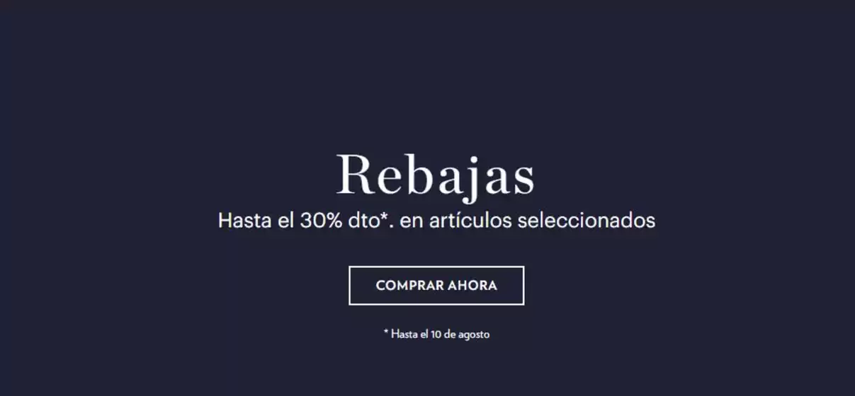 Catálogo Hackett | Hasta el 30% dto. en artículos seleccionados | 2026-06-29T00:00:00.000Z - 2026-08-10T00:00:00.000Z