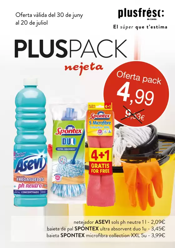 Catálogo Plusfresc | Pluspack Neteja | 2026-06-30T00:00:00.000Z - 2026-07-20T00:00:00.000Z