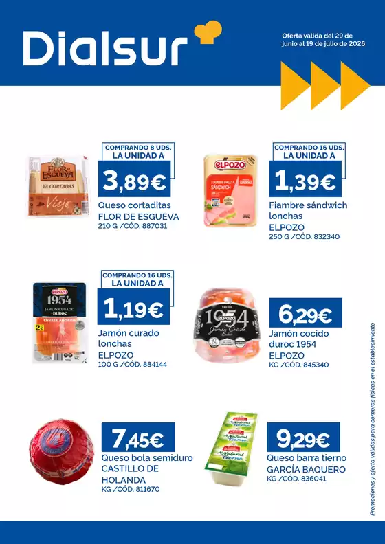 Catálogo Dialsur Cash & Carry | Oferta válida del 29 de junio al 19 de julio de 2026 | 2026-06-30T00:00:00.000Z - 2026-07-19T00:00:00.000Z