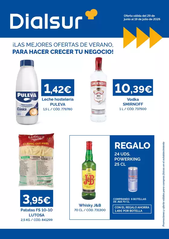 Catálogo Dialsur Cash & Carry | ¡Las Mejores Ofertas De Verano, Para Hacer Crecer Tu Negocio! | 2026-06-30T00:00:00.000Z - 2026-07-19T00:00:00.000Z