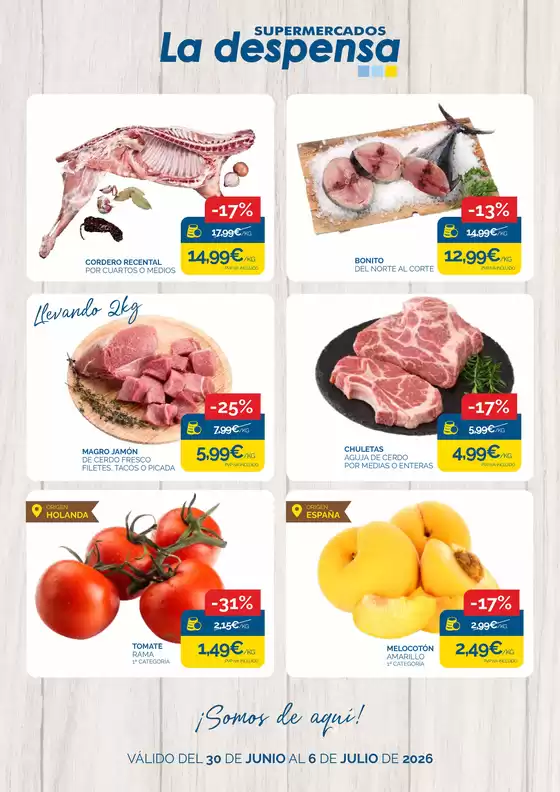 Catálogo Supermercados La Despensa | Válido Del 30 De Junio Al 6 De Julio De 2026 | 2026-06-30T00:00:00.000Z - 2026-07-06T00:00:00.000Z
