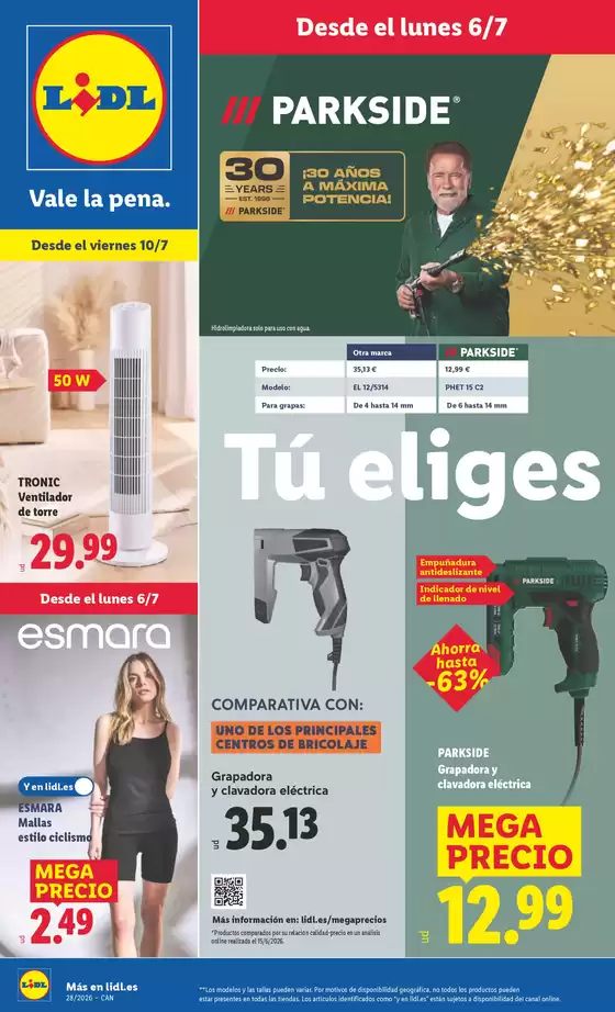 Catálogo Lidl |  ¡Bazar Lidl!- Ofertas válidas del 06/07 al 12/07 | 2026-07-06T00:00:00.000Z - 2026-07-12T00:00:00.000Z
