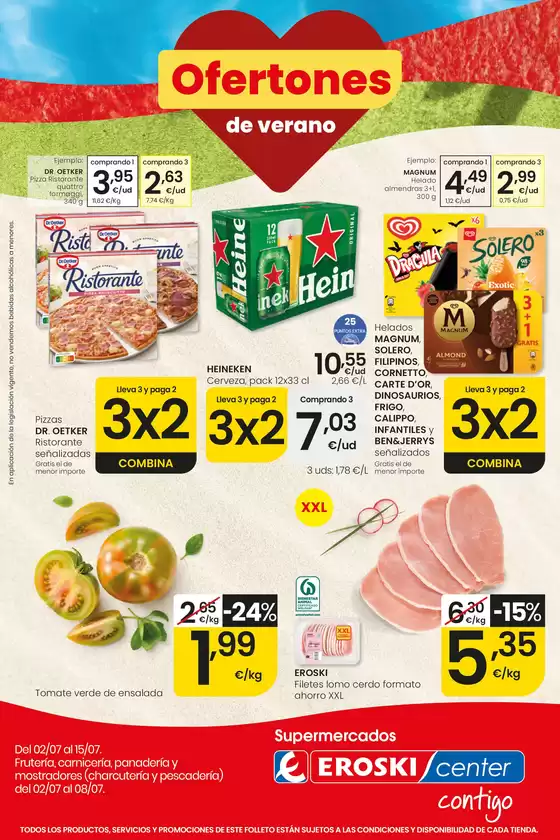 Catálogo Eroski | Ofertones de verano EROSKI CENTER | 2026-07-02T00:00:00.000Z - 2026-07-15T00:00:00.000Z