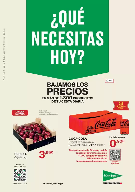 Catálogo El Corte Inglés | ¿Qué Necesitas Hoy? | 2026-07-01T00:00:00.000Z - 2026-07-15T00:00:00.000Z