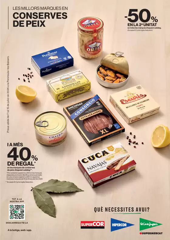 Catálogo El Corte Inglés | Conserves De Peix | 2026-07-01T00:00:00.000Z - 2026-07-15T00:00:00.000Z