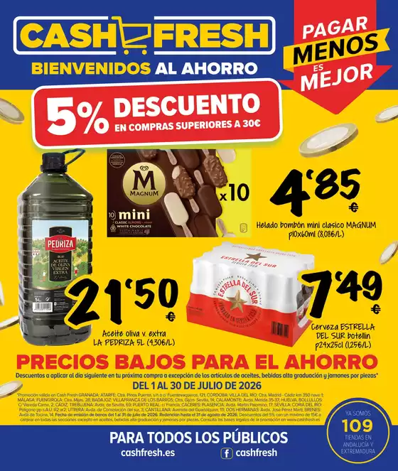Catálogo Cash Fresh | Del 1 Al 30 De Julio De 2026 | 2026-07-01T00:00:00.000Z - 2026-07-30T00:00:00.000Z