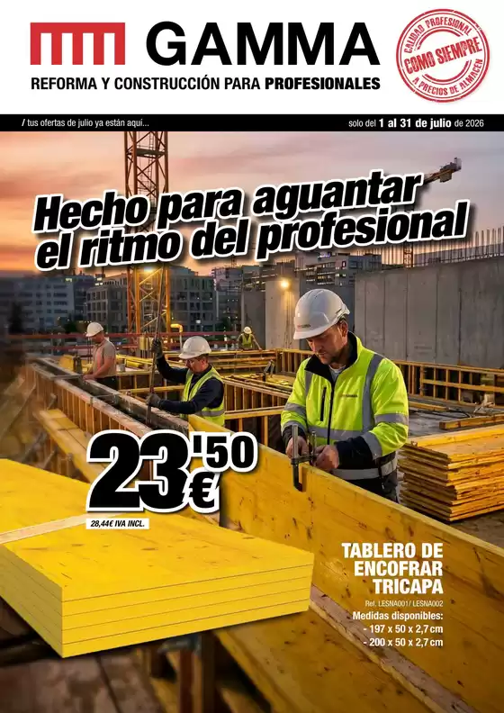 Catálogo Grup Gamma | Hecho para aguantar el ritmo del profesional | 2026-07-01T00:00:00.000Z - 2026-07-31T00:00:00.000Z