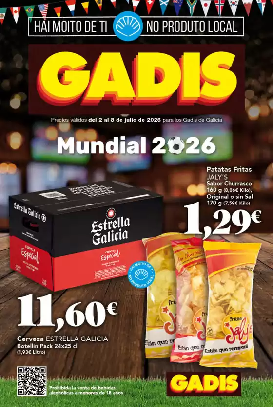 Catálogo Gadis | Precios válidos del 2 al 8 de julio de 2026 para los Gadis de Galicia | 2026-07-02T00:00:00.000Z - 2026-07-08T00:00:00.000Z
