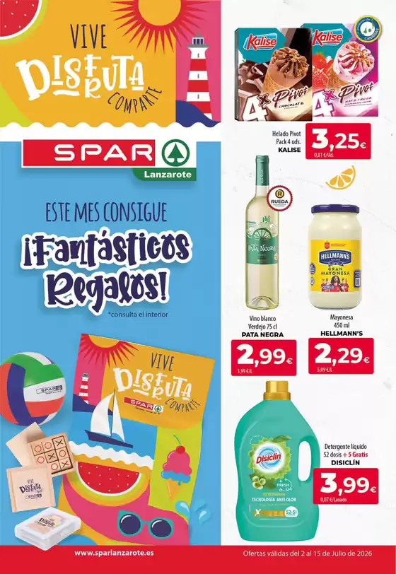 Catálogo SPAR Lanzarote | Ofertas válidas del 2 al 15 de Julio de 2026 | 2026-07-02T00:00:00.000Z - 2026-07-15T00:00:00.000Z