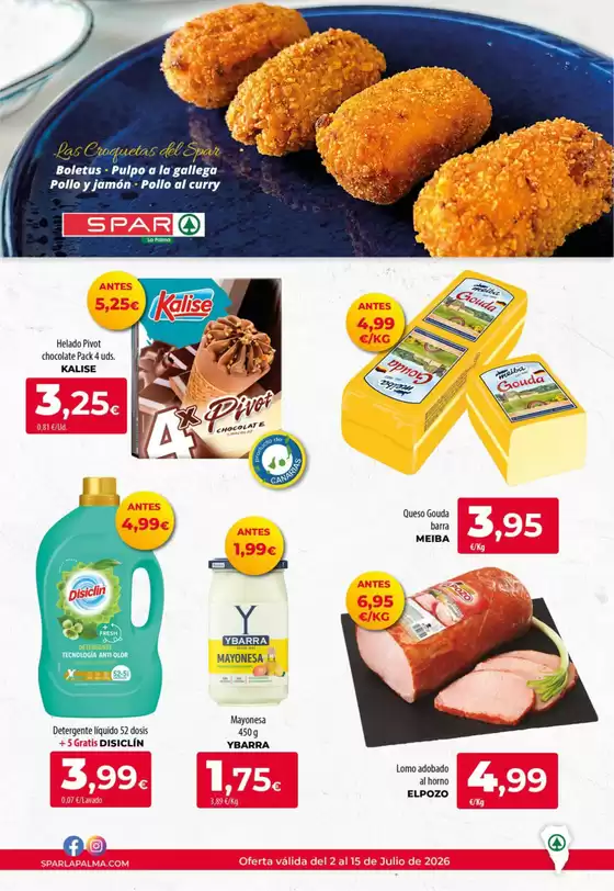 Catálogo Spar La Palma | Oferta válida del 2 al 15 de Julio de 2026 | 2026-07-02T00:00:00.000Z - 2026-07-15T00:00:00.000Z