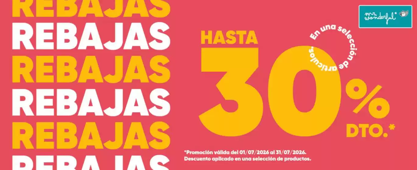 Catálogo Mr Wonderful | Hasta 30% dto | 2026-07-02T00:00:00.000Z - 2026-07-31T00:00:00.000Z