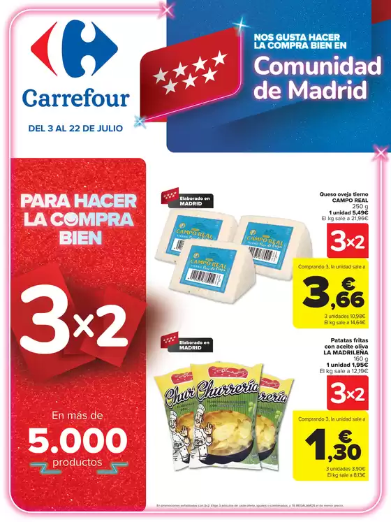 Catálogo Carrefour en Velilla de San Antonio | REGIONAL (Articulos locales de Alimentación, dulces, bebidas) | 2026-07-03T00:00:00.000Z - 2026-07-22T00:00:00.000Z