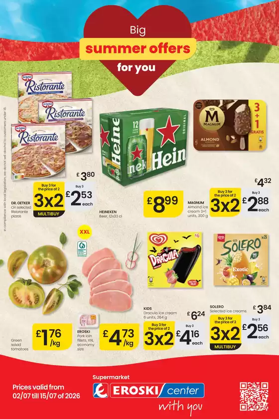 Catálogo Eroski en Torremolinos | Big summer offers for you | 2026-07-02T00:00:00.000Z - 2026-07-14T00:00:00.000Z
