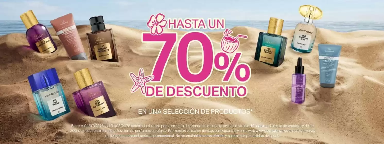 Catálogo Equivalenza | Hasta un 70% de descuento | 2026-07-02T00:00:00.000Z - 2026-08-31T00:00:00.000Z