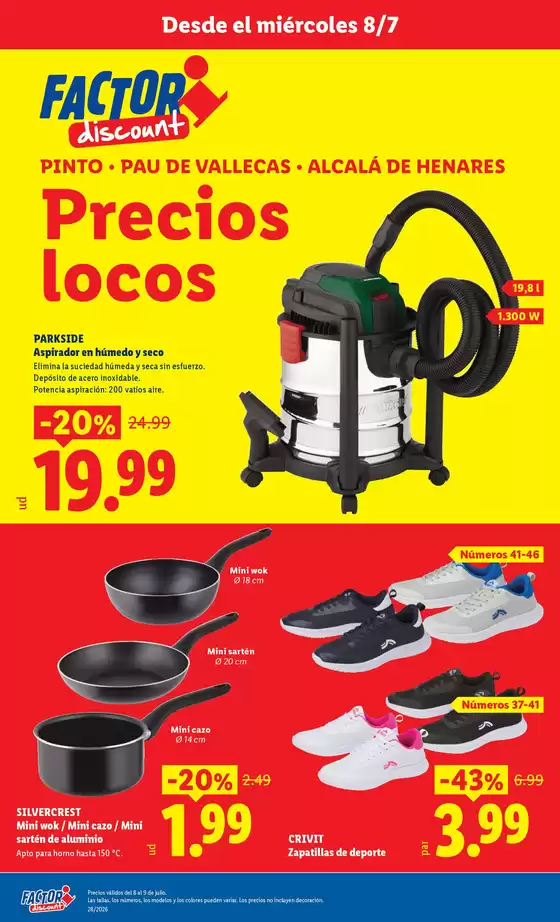 Catálogo FACTORI discount en Oviedo | Factori discount - Ofertas válidas del 08/07 al 13/07 | 2026-07-08T00:00:00.000Z - 2026-07-13T00:00:00.000Z