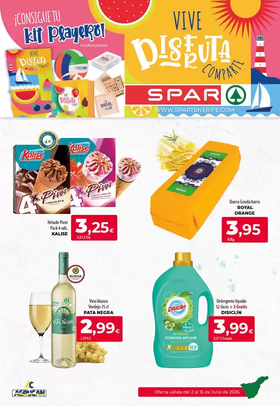 Catálogo Spar Tenerife | Oferta válida del 2 al 15 de Julio de 2026 | 2026-07-02T00:00:00.000Z - 2026-07-15T00:00:00.000Z